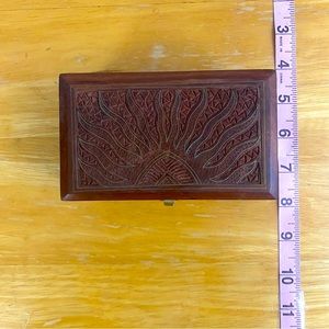India Handicraft Wooden Sunrise Box